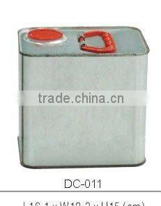 2.5L F style rectangular chemical can