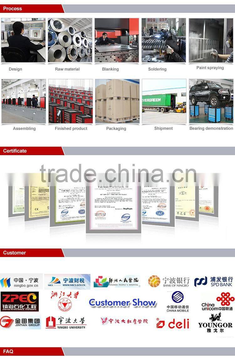 steel tool cabinet car repair tool trolley with drawers