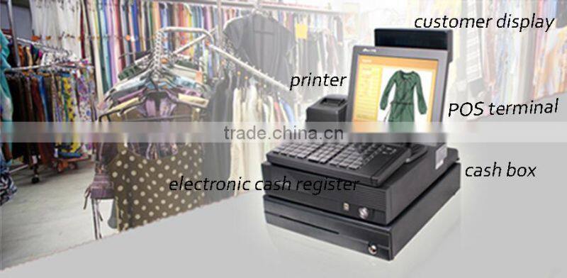 LCD client Display with POS system for supermarket ZQ-LCD530