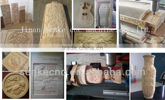 1212 CNC router 4 axis SKA-1212 wood cnc router / industrial wood cutting machine 3D