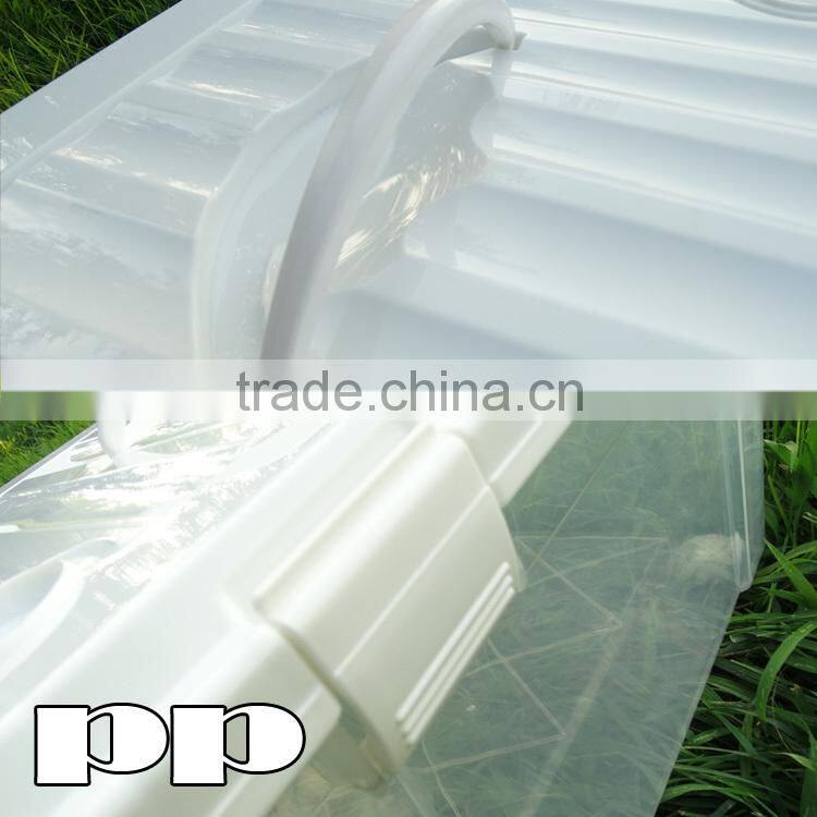 white plastic storage box
