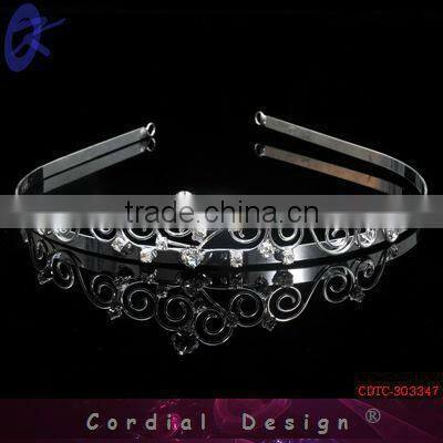 Cheap Wholesale Beauty Wholesale Kids Rhinestone Pearl Tiaras Crown For Women