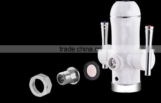 Temperature intelligence display electric heater faucet