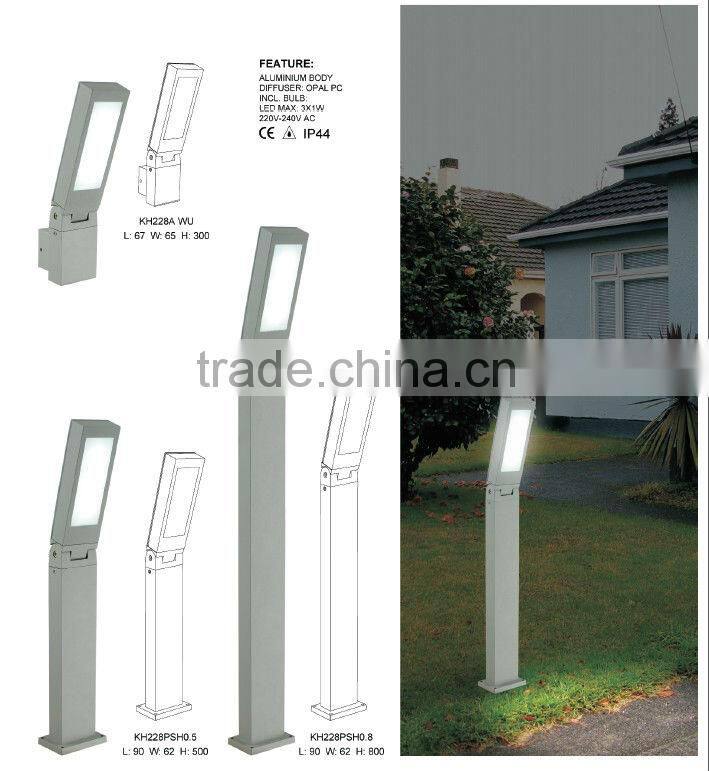 3W 220V IP44 LED Garden Light with different size