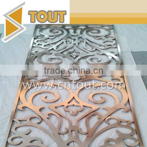 Customized Restaurant Hotel Decoration Stainless Steel Screen