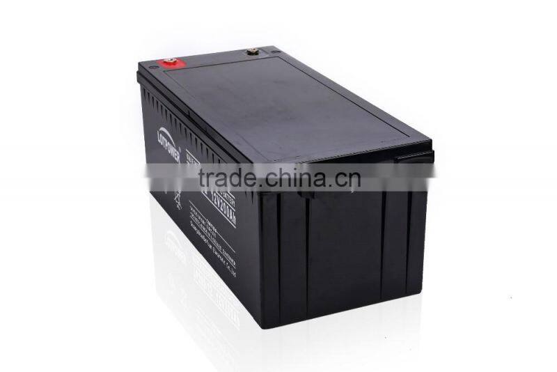 Nominal Voltage 12v 200ah Valve Regulated Lead Acid Battery