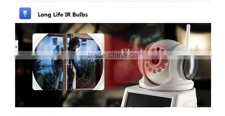 1080P Network Security IP Camera with monitor support video call wireless remote detect home IP camera 1080P IR Support