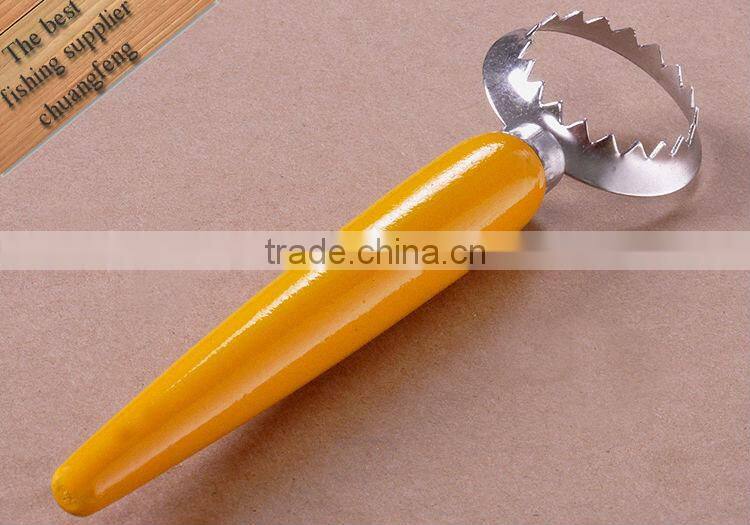 Fishing scraper Wood handle 200mm 30g-200/Order