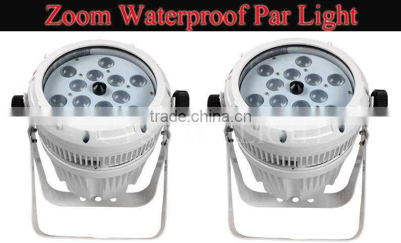 Good Bright Waterproof 12pcs 8w Par Led 4in1 Disco Stage Light