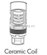 2015 Factory wholesale Scylla ceramic coil sub ohm tank for ecig