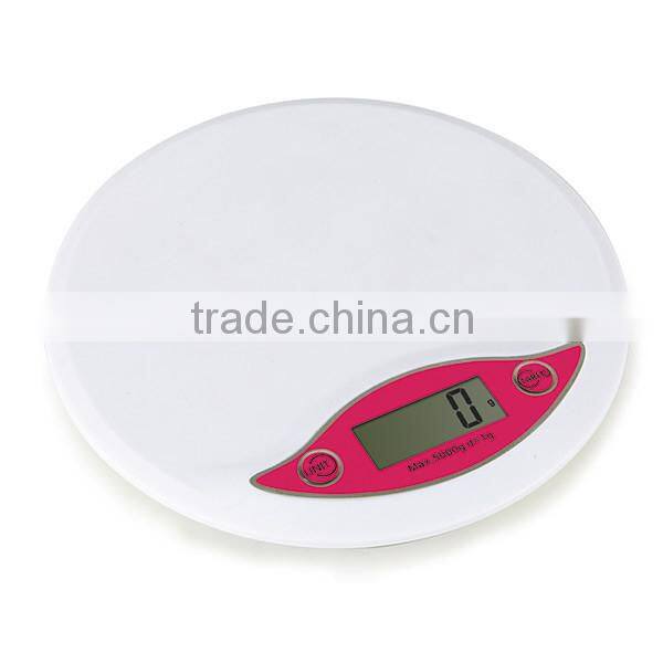 Hangable kitchen balance digital kithcen scale with hook back 5KG/1g VKS319-02