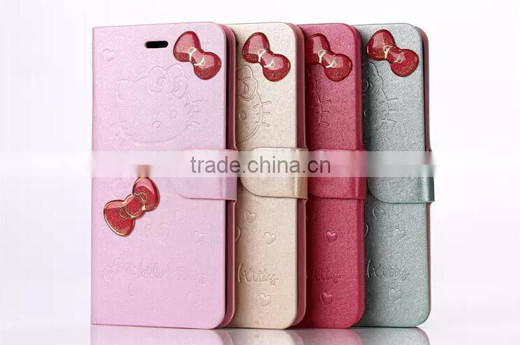 Nice Design Hello Kitty Wallet Leather Case For iPhone 5/5s
