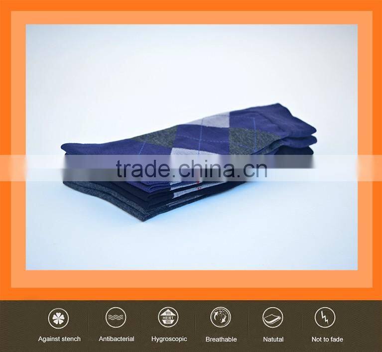 handlinked toe men bamboo dress socks