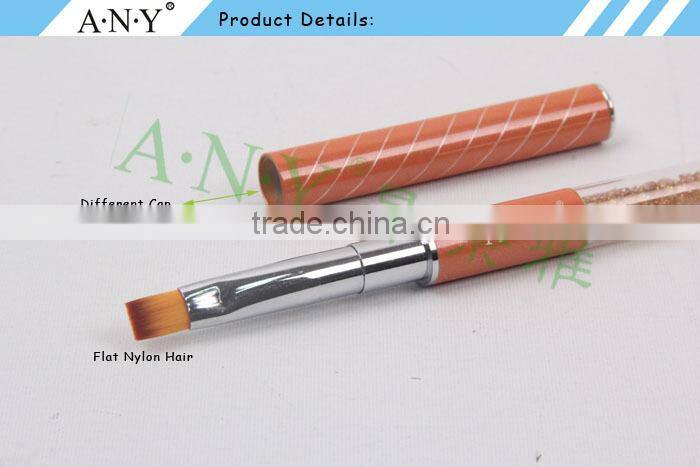 ANY Nail Art Beauty Design Crystal Nails Building Rhinestone Nylon UV Gel Nail Brush UV Gel Art