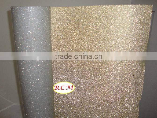 Golden Glitter Film For Decoration