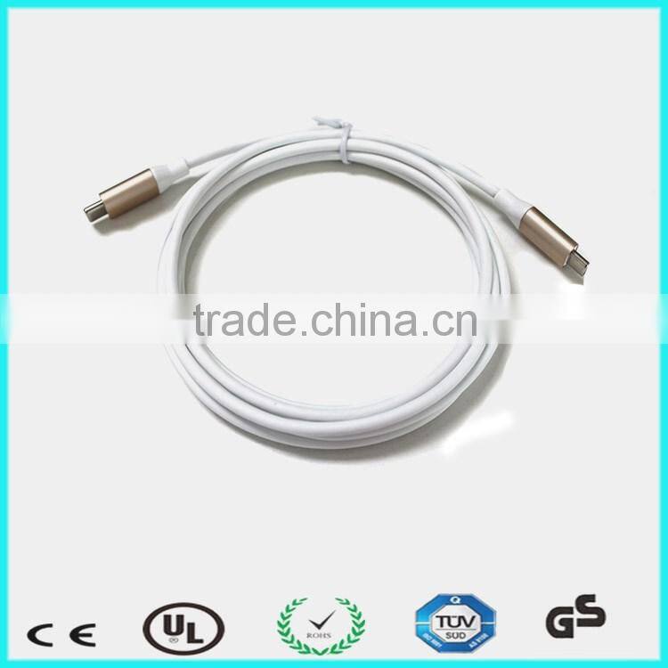 1m rose golden nylon braided 10gbps USB-C to USB-C Cable