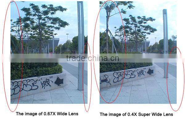 Universal clip 0.4x super wide angle lens for iphone