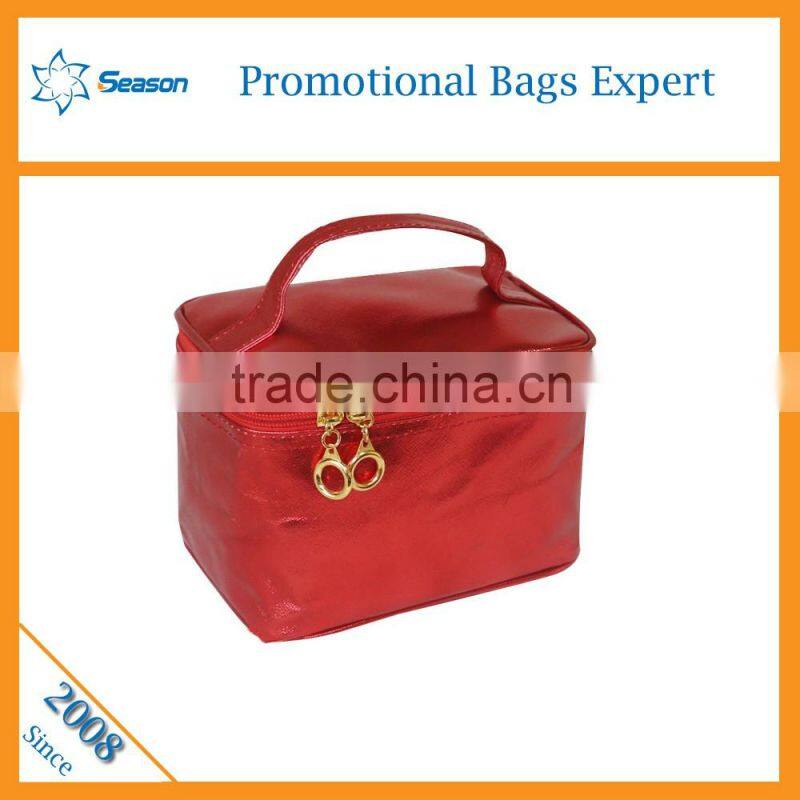 Bright surface travel makeup bag sublimation cosmetic bag