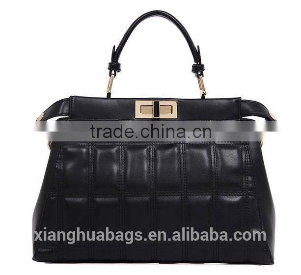 new model ladies leather shopping bag design