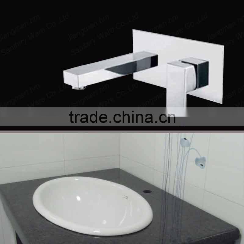 brass chrome plated wall mounted faucet