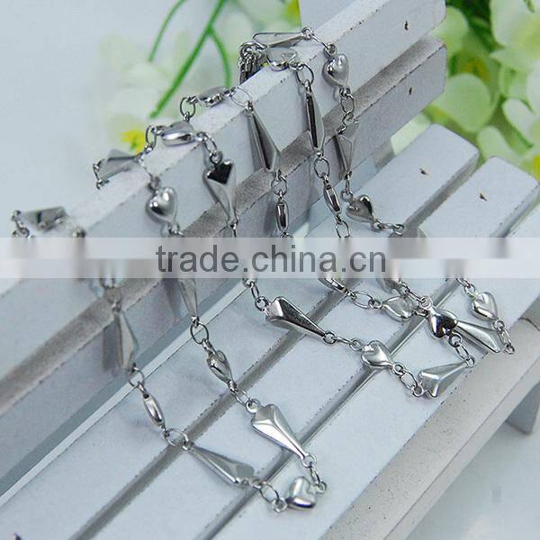 Variety color chain necklace stainless steel fake gold chains