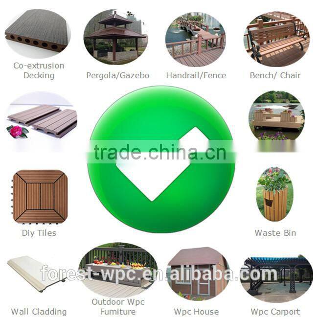 grooved deck board composite wood