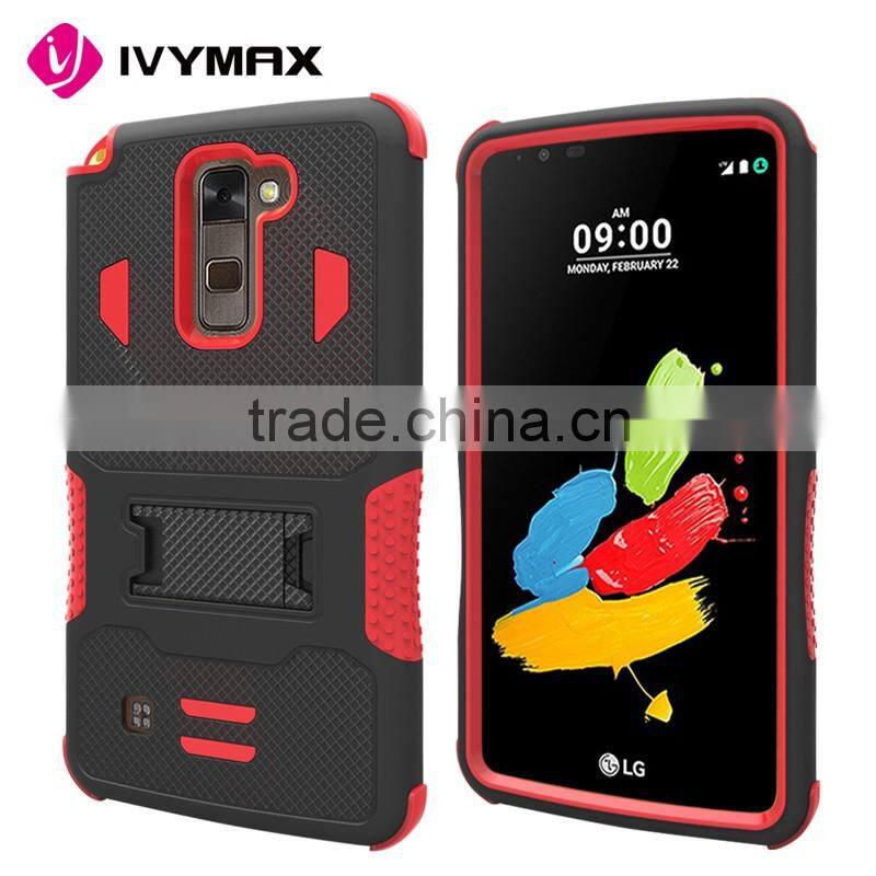 Hybrid bumper mobile phone case accessories for LG stylo 2 plus/ K530