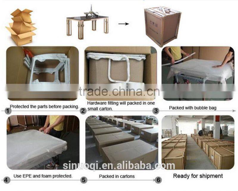 Crystal Antique Flannelette Banquet Chair Stainless Steel Dining Chair Hotel Fabric Dining Chair