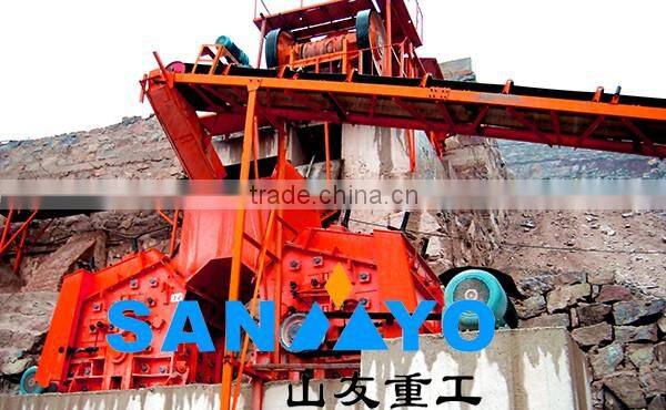 SANYYO impact crusher,rock crusher machine price around the world for sales