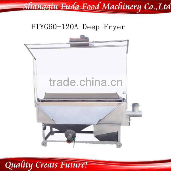 Stainless Steel Rectangular Tipping bucket-style industrial deep fryer