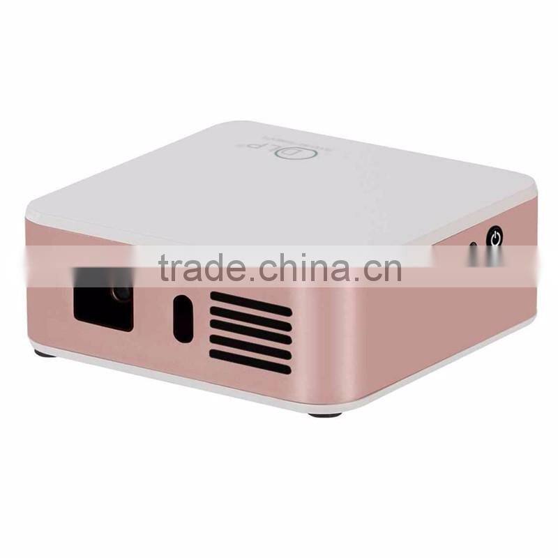 Mini Projector E05 Bluetooth Wifi Home Theater Pico Portable Pocket LED USB DLP Projector Android 4.4 Built in battery 3000mA