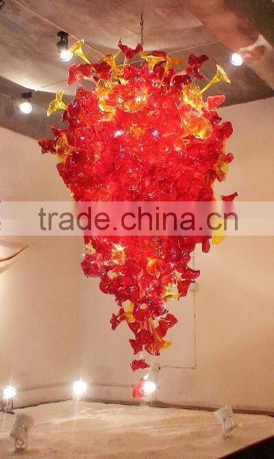 glass chandelier art glass chandelier