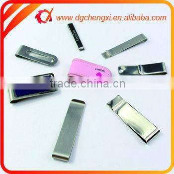 Silver Stainless Steel Slim Money Clip Wallet