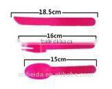 Disposable plastic 3 pieces of fork/ knife /spoon for picnic /barbecue tableware