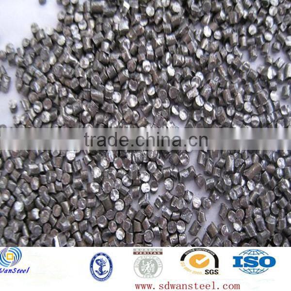 Various size of High quality zinc cut wire shot for shot blasting machine steel shot