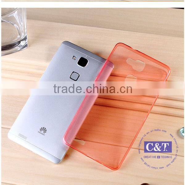 C&T Flexible Soft Gel Tpu Skin Slim Back Case Cover For Huawei Mate S