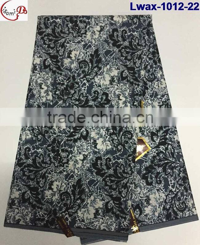 Lwax-1012-19 multicolor design African Jacquard style cheap wholesale african wax fabric