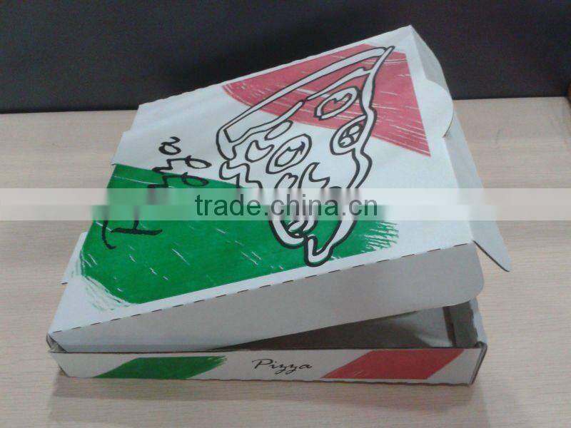 2015 new model corrugated paper cardboard pizza box/high quality and lowest price pizza box