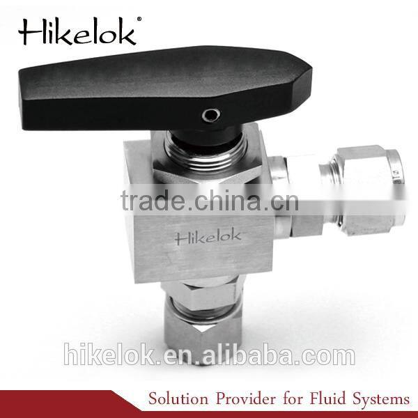 SS316 CNG gun valve, CNG dispenser 3 way ball valve mini ball valve