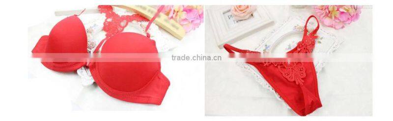 2015 Sexy Women Underwear Bras Set Front Closure Lace Women Bra Free Shipping