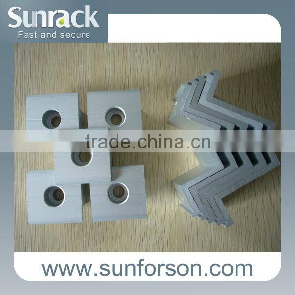 aluminium solar panel rails and clamps