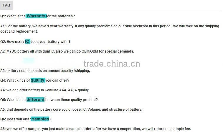 High quality OEM factory china aa battery power bank for iphone 6 3200mah with CE/ROHS/MSDS