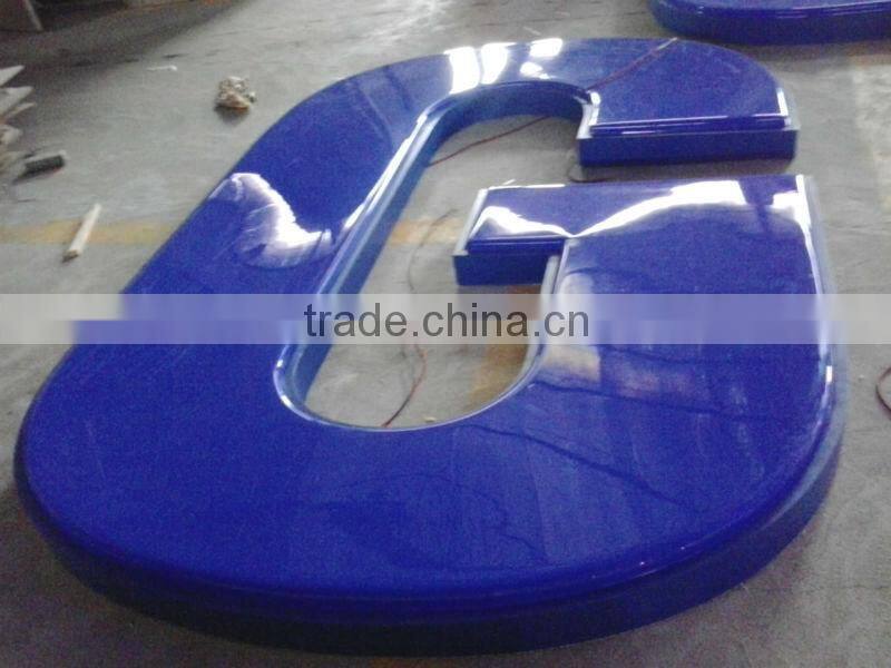 Acrylic vacuum forming letter billboard