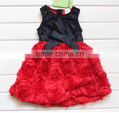 shabby rose velvet dresses for girls, kids velvet dress