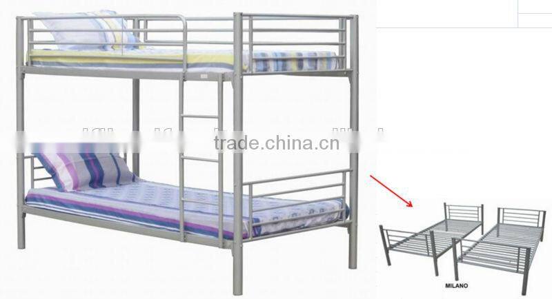 bunk bed with sofa metal/aluminum bunk bed