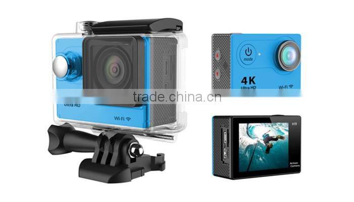 4K action camera 2-inch screen 1080p 60fps underwater mini h9 camera
