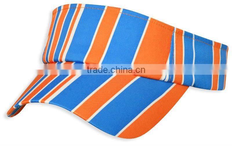 newly style colorful checked sun visor cap promotional hat