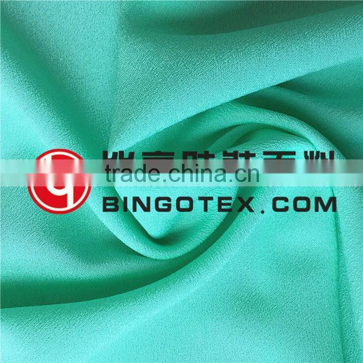 50D viscose shiny crepe chiffon fabric for garment