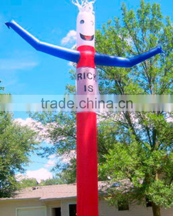 Beautiful professional sky dancer inflatable air man dancer