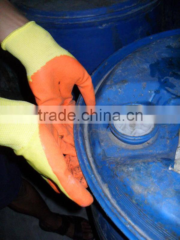 Latex foam gloves